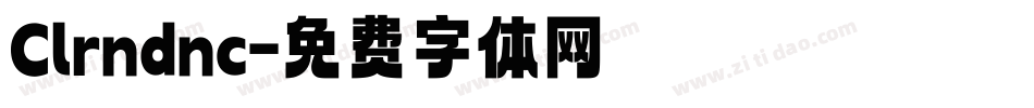 Clrndnc字体转换