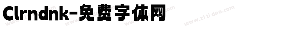 Clrndnk字体转换