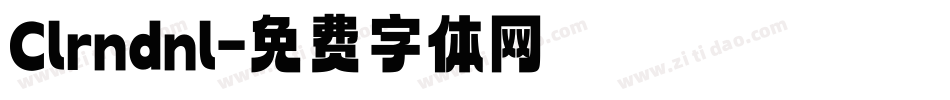 Clrndnl字体转换