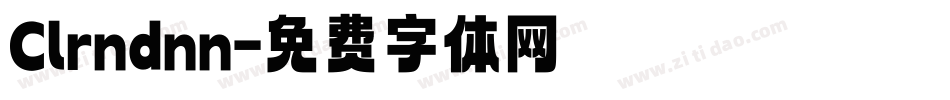 Clrndnn字体转换