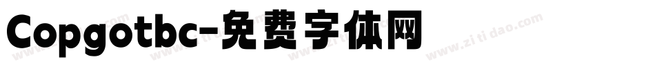Copgotbc字体转换