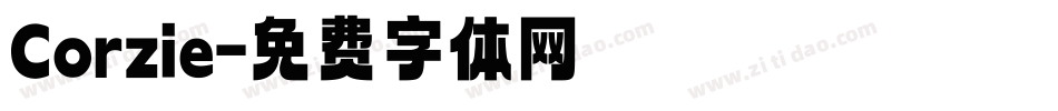 Corzie字体转换