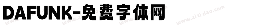 DAFUNK字体转换