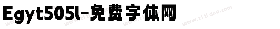Egyt505l字体转换