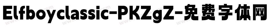Elfboyclassic-PKZgZ字体转换