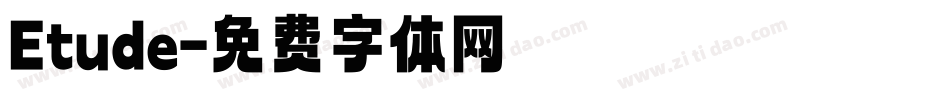 Etude字体转换