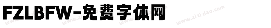 FZLBFW字体转换
