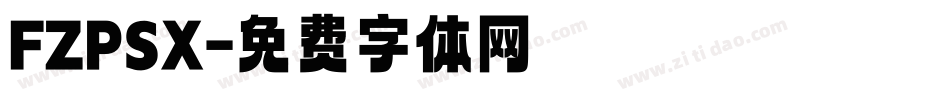 FZPSX字体转换