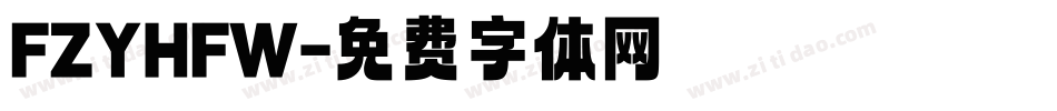 FZYHFW字体转换