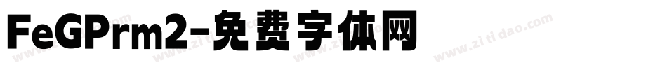 FeGPrm2字体转换
