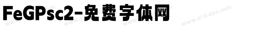 FeGPsc2字体转换