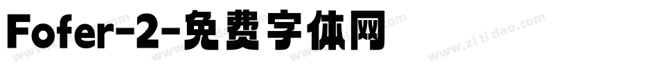 Fofer-2字体转换