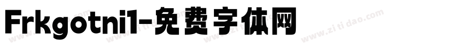 Frkgotni1字体转换