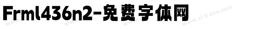 Frml436n2字体转换