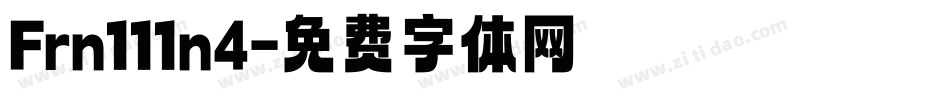 Frn111n4字体转换