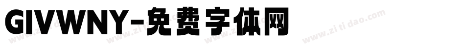 GIVWNY字体转换