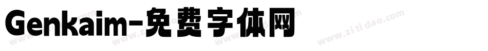 Genkaim字体转换