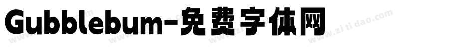 Gubblebum字体转换