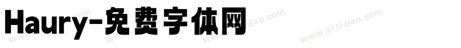 Haury字体转换