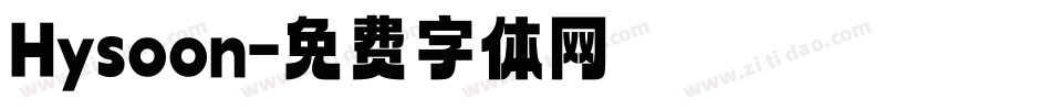Hysoon字体转换