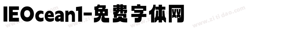 IEOcean1字体转换