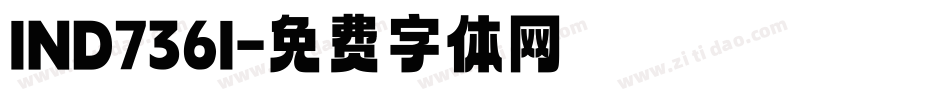 IND736I字体转换