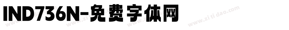 IND736N字体转换