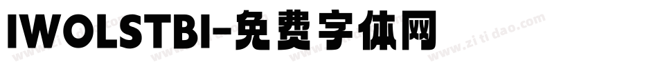 IWOLSTBI字体转换