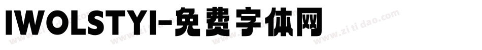 IWOLSTYI字体转换