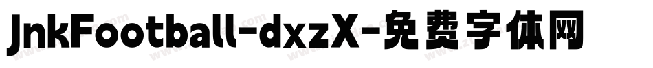 JnkFootball-dxzX字体转换