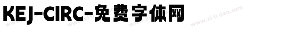 KEJ-CIRC字体转换