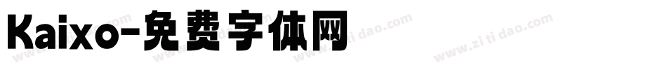 Kaixo字体转换