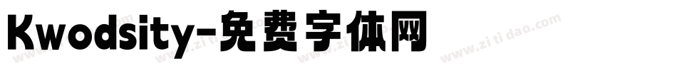 Kwodsity字体转换