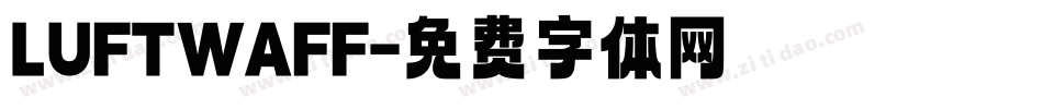 LUFTWAFF字体转换