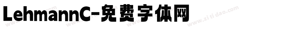 LehmannC字体转换