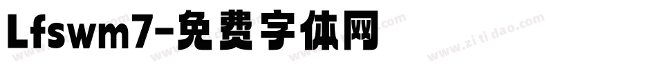 Lfswm7字体转换