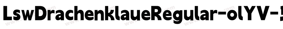 LswDrachenklaueRegular-olYV字体转换