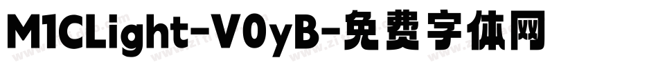 M1CLight-V0yB字体转换