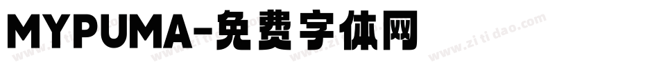 MYPUMA字体转换