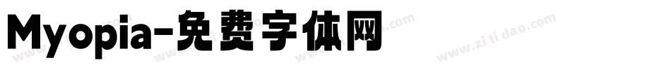 Myopia字体转换