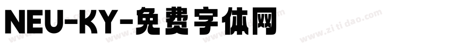 NEU-KY字体转换