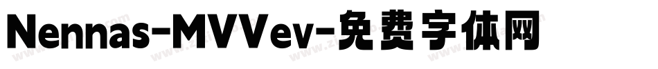 Nennas-MVVev字体转换