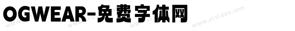 OGWEAR字体转换