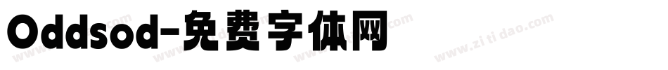 Oddsod字体转换