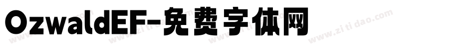 OzwaldEF字体转换