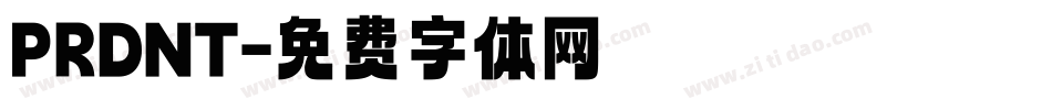 PRDNT字体转换
