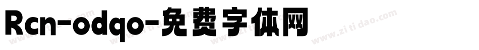 Rcn-odqo字体转换