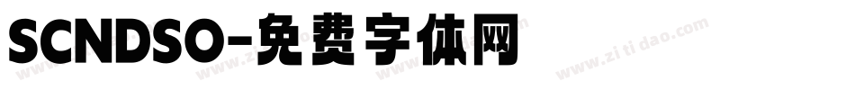 SCNDSO字体转换