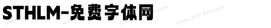 STHLM字体转换