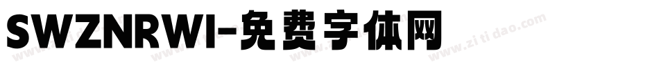 SWZNRWI字体转换